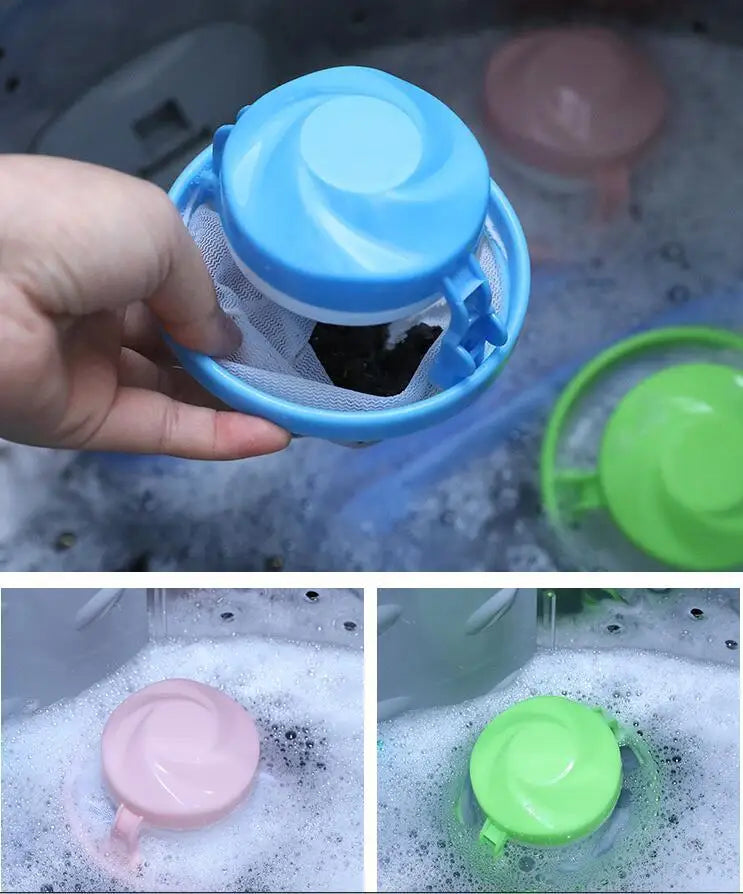 Pet Hair Remover Reusable Ball Wool Collector Washing Machine Filter Bag Hair Sticks Cats Fur Catcher Laundry Ball Pet Products