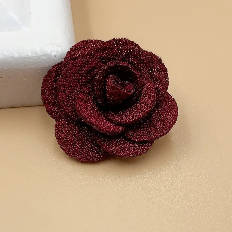 2.5CM Small Flower Clothing Headwear Accessories Three-dimensional Flower Handmade DIY Hair Accessories Accessories