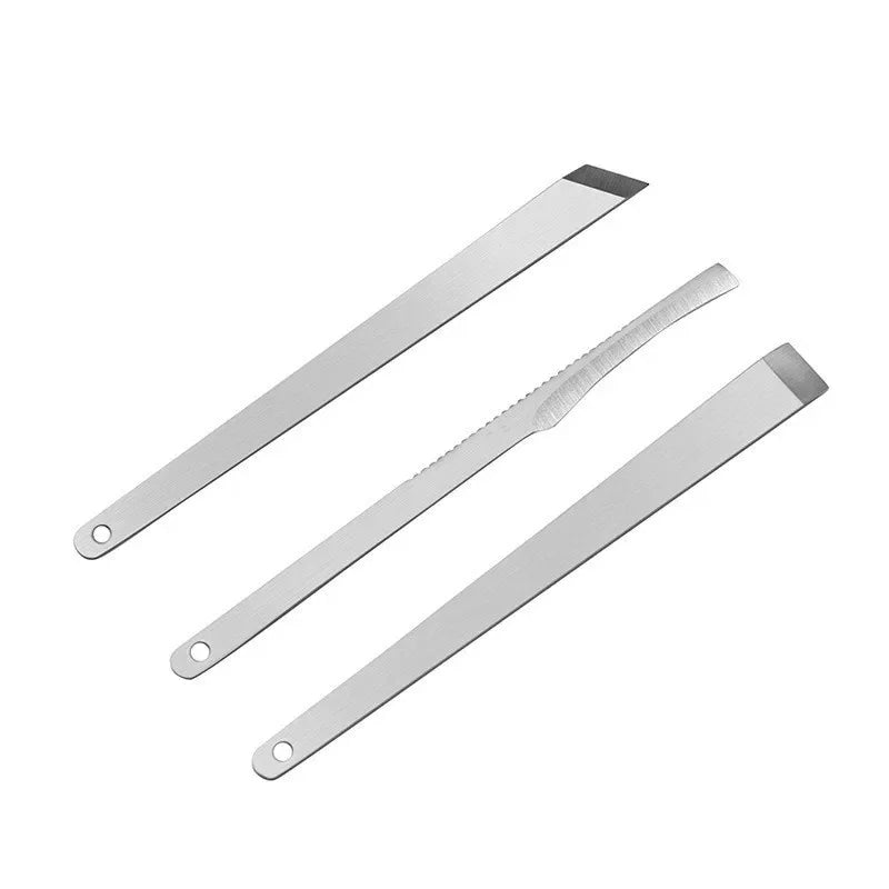 3-7pcs Stainless Steel Manicure Pedicure Knife Nail Clippers To Remove Dead Skin Calluses Thick Hard Acne Needle Pick Tool Set