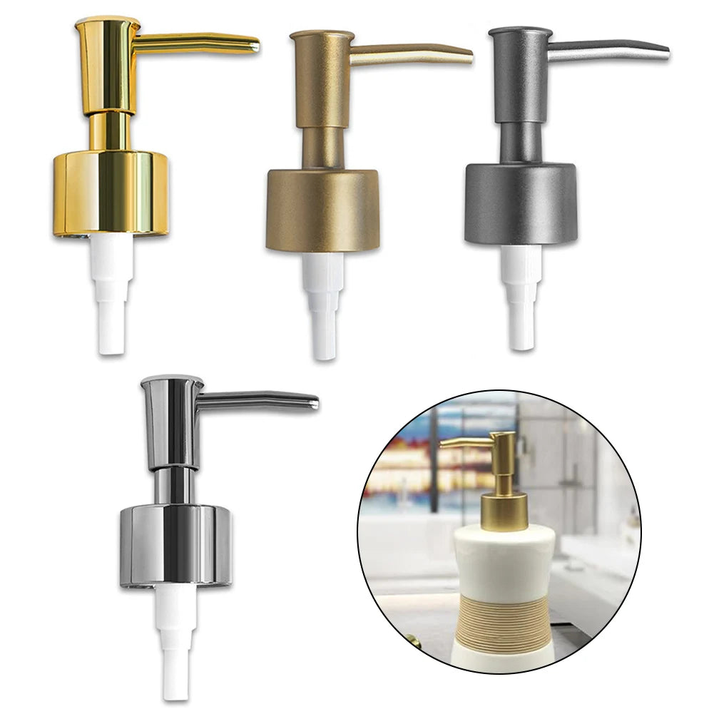 Creams Replacement Soap Dispenser Pump Kitchen Bathroom Brushed Silver Monitor Brightness Essences Gold Real SPAs