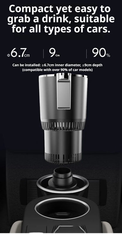Car Hot Cold Cup Smart Quick Cooling Cup Warm Milk Cup Car Heater Car Hot Cold Cup Heater