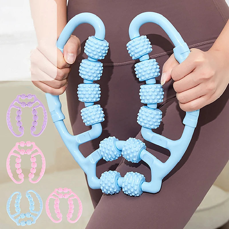 Annular Leg Clamp Massager Relaxing Leg Roller Roller Bar Yoga Beautiful Leg Massager Annular Leg Clamp