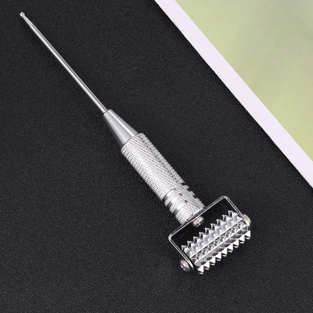 Multifunction Face Roller Painless Micropin Skincare Manual Massager Arms Neck Massage Roller Ear Acupoints Probe Beauty Tool