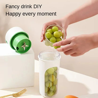 Portable Blender Machine USB Rechargeable Personal Size Blender Juicer Cup For Smoothies And Shakes Mini Fruit Mixer Cup