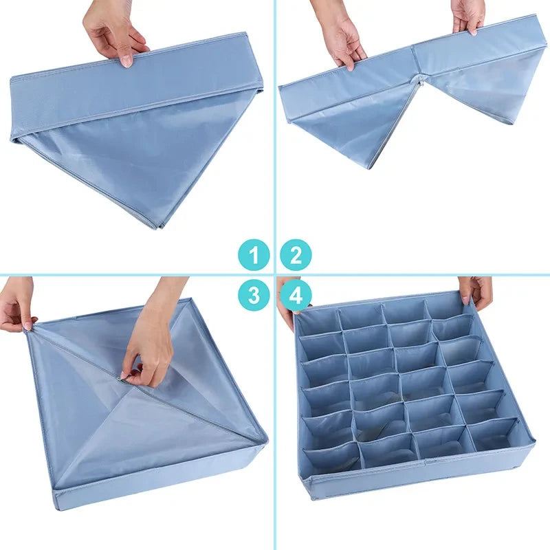 Bedroom Cabinet Drawer Organizer Bra Socks Underwear Organizer Box Closet Clothes Organizer Wardrobe Clothing Storage Organizers