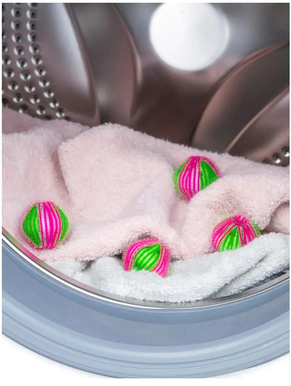 6PCS Pet Hair Remover for Laundry Lint Remover Washing Balls Reusable Dryer Nylon Balls Dogs Cats Hair Lint Remover for Laundry