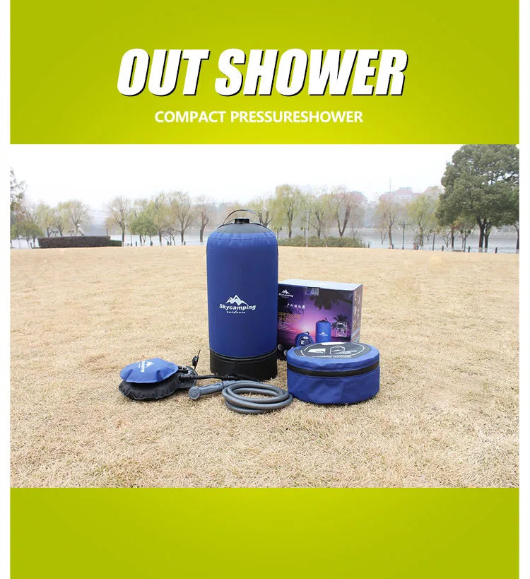 Outdoor Gadgets Shower Bag Camping Folding Shower Bag Bath Bag Hot Water Bag for Bathing Camping Gear  Multitool