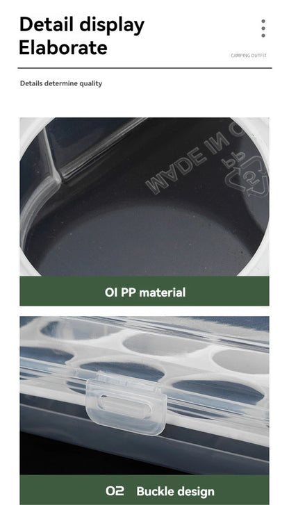 Egg Storage Box With Lid Kitchen Refrigerator Egg Box Egg Drop Rack Egg Storage Box Fridge Egg Organizer 3/4/8 Grid Egg Tray