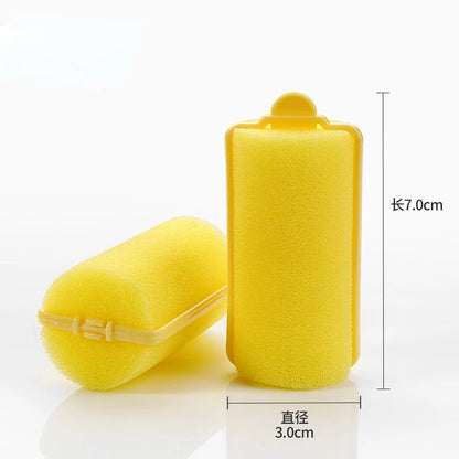Soft Sponge Foam Cushion Hair Rollers Curlers Hairdressing Kit DIY Home Hair Styling Tool Hair Salon for Barber DIY Curls Random