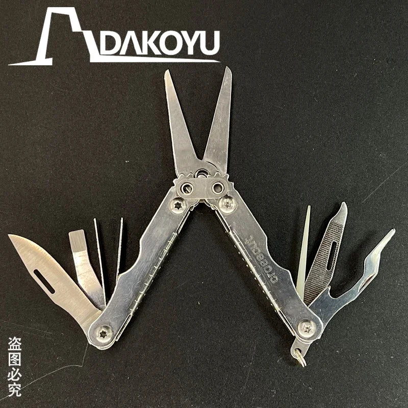 DAKOYU Outdoor Multifunctional Folding Multifunctional Tools Camping Equipment Portable EDC Detachable Large Scissors