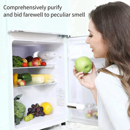 Latest O3 Ozone Generator Air Purifier,Refrigerator Deodorizer,Food Shelf Life Extender,Remove Smoke Pet Toilet Smell for Odors