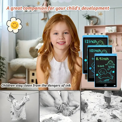 8.5Inch LCD Writing Tablet for Kids,Reusable Magic Drawing Board with Stylus,Eco-Friendly Erasable Doodle Pad Toy Gift