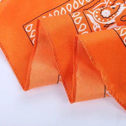 Sports Supplies Handkerchief Neck Scarf Printed Square Scarves Paisley Bandana Hair Band Wristband
