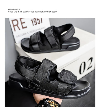 Sandals for men summer breathable cooldown men's outdoor sports leisure soft sole anti slip water wading outdoor beach shoes