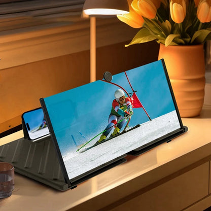 Y17A 20 Inch Screen Magnifier 3D HD Phone Magnification Projector Screen Magnification Compatible With All Smartphones