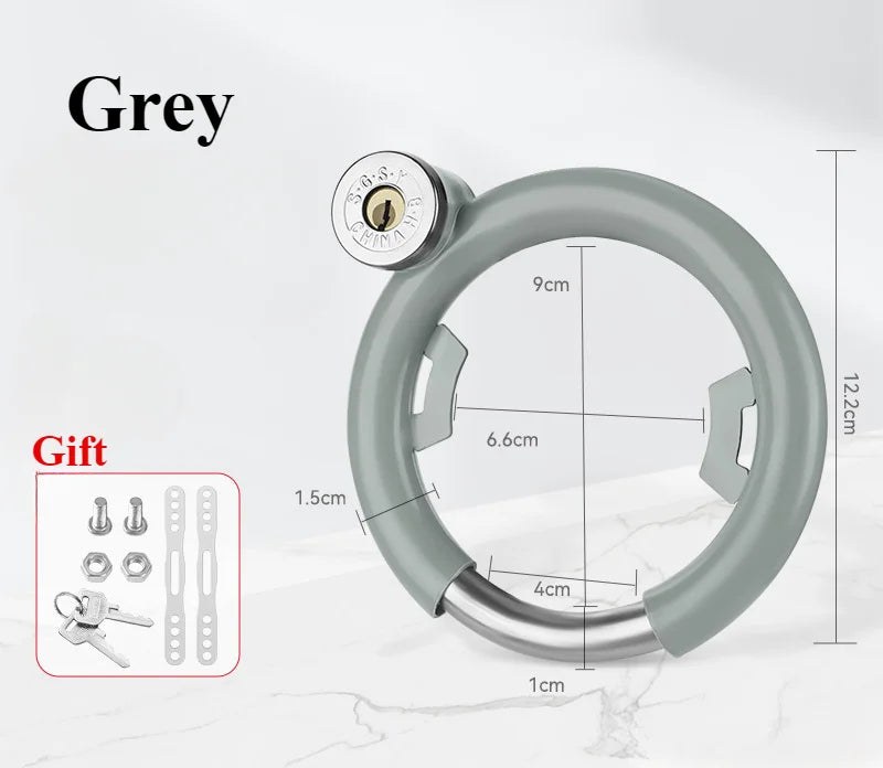 Bicycle Lock Anti-theft Locked Mountain Bike Electric Car Battery Car Locks Circular Lock-On Outdoor Bicycle Lock Accessories