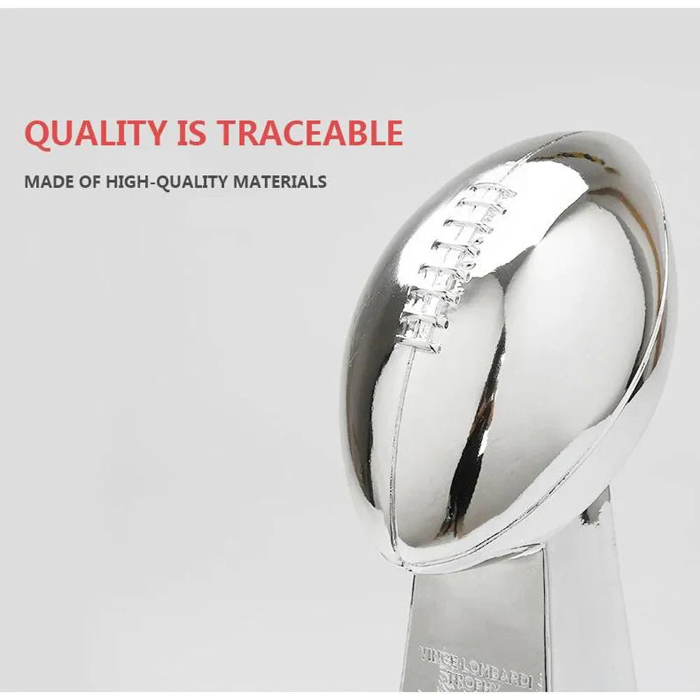 American Football Cup Fan Supplies Rugby Trophy Handicraft For Sports Super Cup Sports Competition Resin Trophy