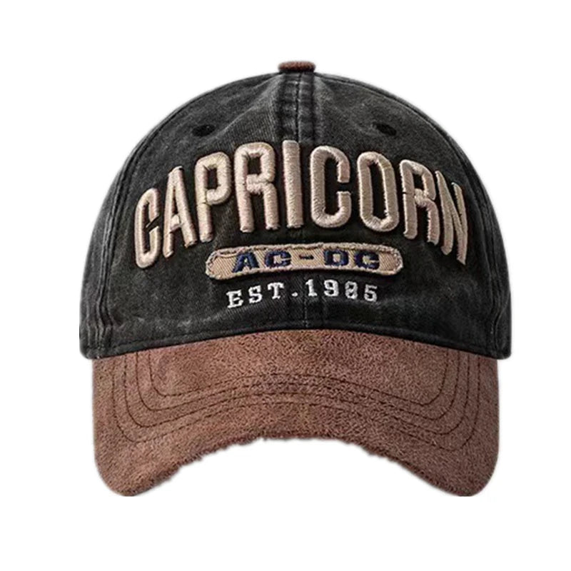 New Unisex Cap Washed Cotton AC-DC letter Embroidery Baseball Cap Outdoor Casual Classics Hats For Women Men Cap