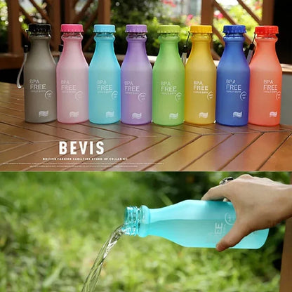500ML Sport Water Bottle Anti-drop Hydro Flask BPA-Free Leakproof Drinking Bottles Outdoor Travel Drinking Cups for Outdoor