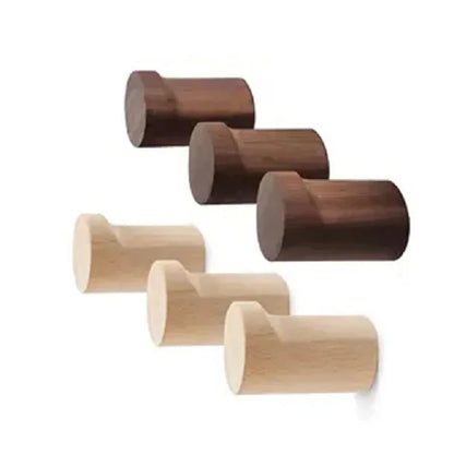 Walnut Hook Modern Minimalist Coat Hook Closet Hanger Towel Rack Hook Home Keys Decoration Wall Mounted Hook