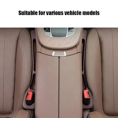 2pcs Car Seat Gap Filler Organizer Waterproof Car Seat Gap Plug Strip with 2 Grooves Seat Gap Storage Auto Interior Accessories