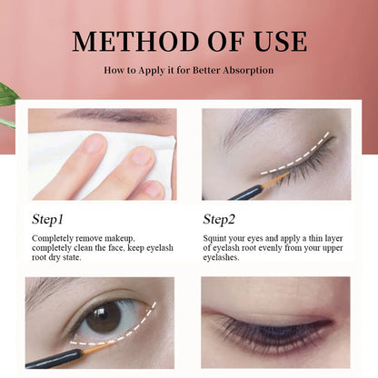 QIBEST Norishing Eyelash Growth Serum Eyelashes Rapid Growth Serum Lengthening Curl Lengthen Thicken Treatment Eye Lash Serum