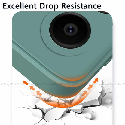 For Samsung Galaxy A06 Case For Samsung Galaxy A06 Cover Funda Shockproof Liquid Silicone TPU Phone Cover For Samsung Galaxy A06