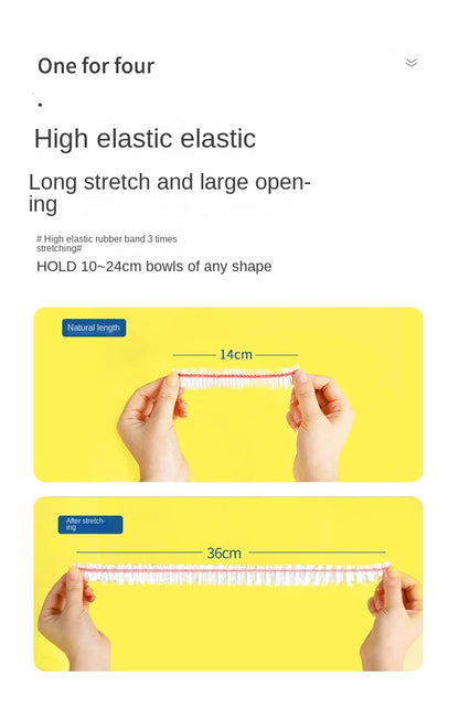 Reusable Food Wrap Storage Covers Bags For Bowl Elastic Plate Silicone Lid Cover Kitchen Fruit Plastic Fresh-Keeping Seal