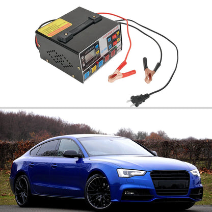 12V/24V Car Battery Charger Heavy Duty Car Battery Charger 220W Full Automatic Car Battery Charger Repair Battery Charger