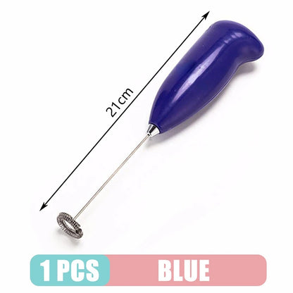 Milk Frother Handheld Mixer Electric Coffee Foamer Egg Beater Cappuccino Stirrer Mini Portable Blenders Home Kitchen Whisk Tool