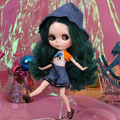 ICY DBS Blyth Doll Cute Combination Including Clothes Shoes Hand Set AB Cosplay Dressing 1/6 BJD Anime Girl OB24