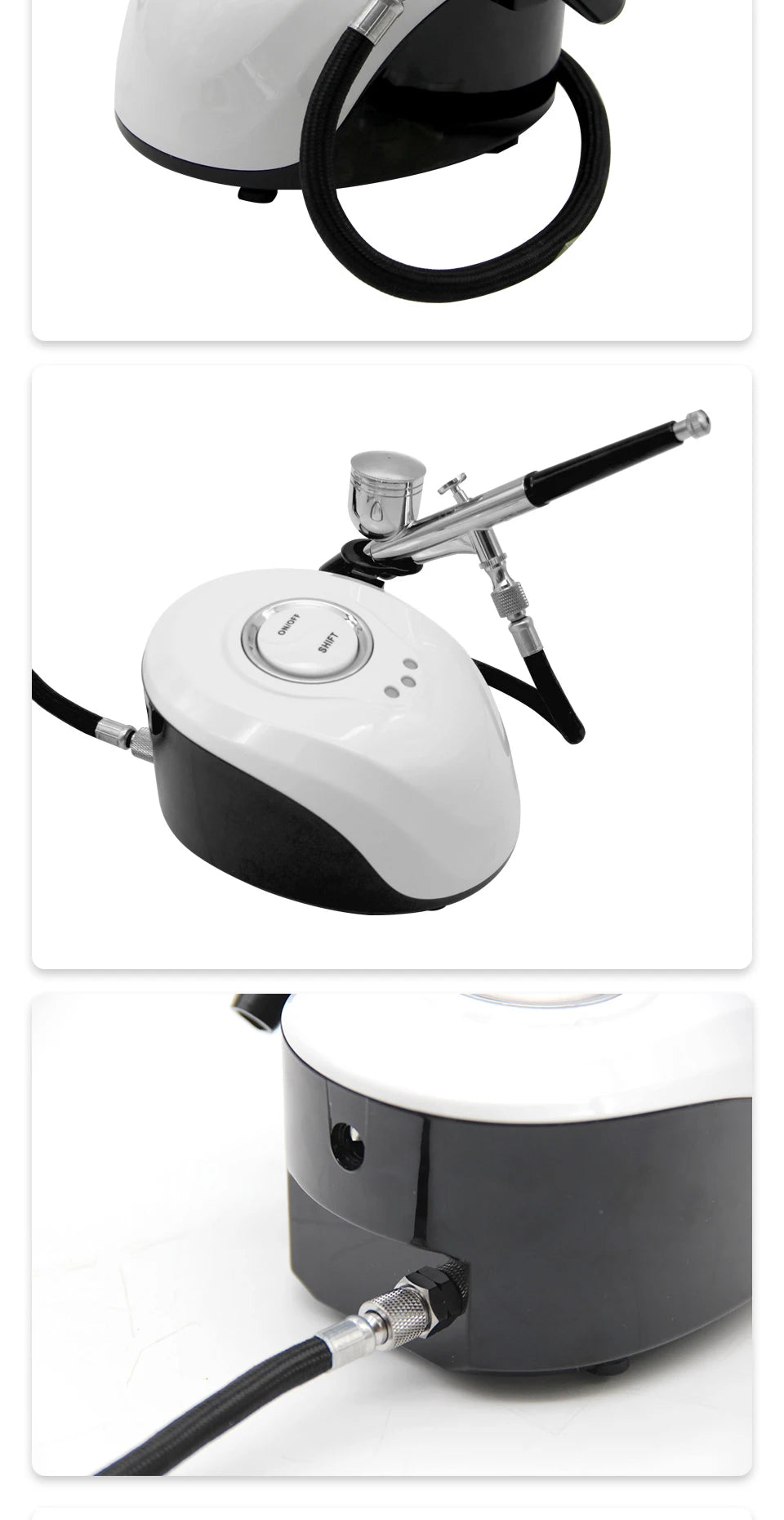 Portable Airbrush Skin Care Beauty Tool With Compressor Air Brush Nail Art Paint Facial Cleansing Rejuvenating Moisturizing