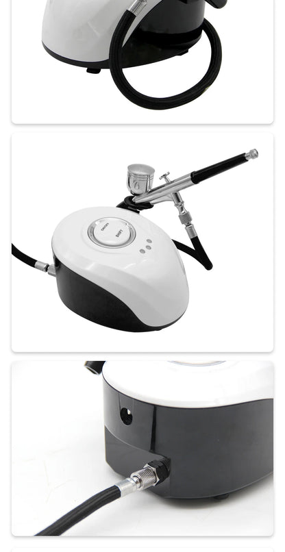 Portable Airbrush Skin Care Beauty Tool With Compressor Air Brush Nail Art Paint Facial Cleansing Rejuvenating Moisturizing