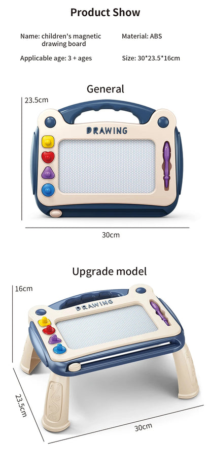 Magnetic Drawing Board Colored Graffiti Magic Eraser Drawing Board Children's Graffiti Board Art Early Education Drawing Toy