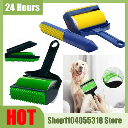 1PCS Reusable Sticky Tool Pet Hair Remover Roller Stick It Roller Sticky Washable Lint Rollers for Clothes Furnitures Carseats