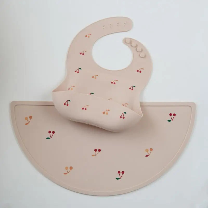 Baby silicone bib, bear bib, baby eating, children's complementary food, saliva bib, waterproof saliva towel