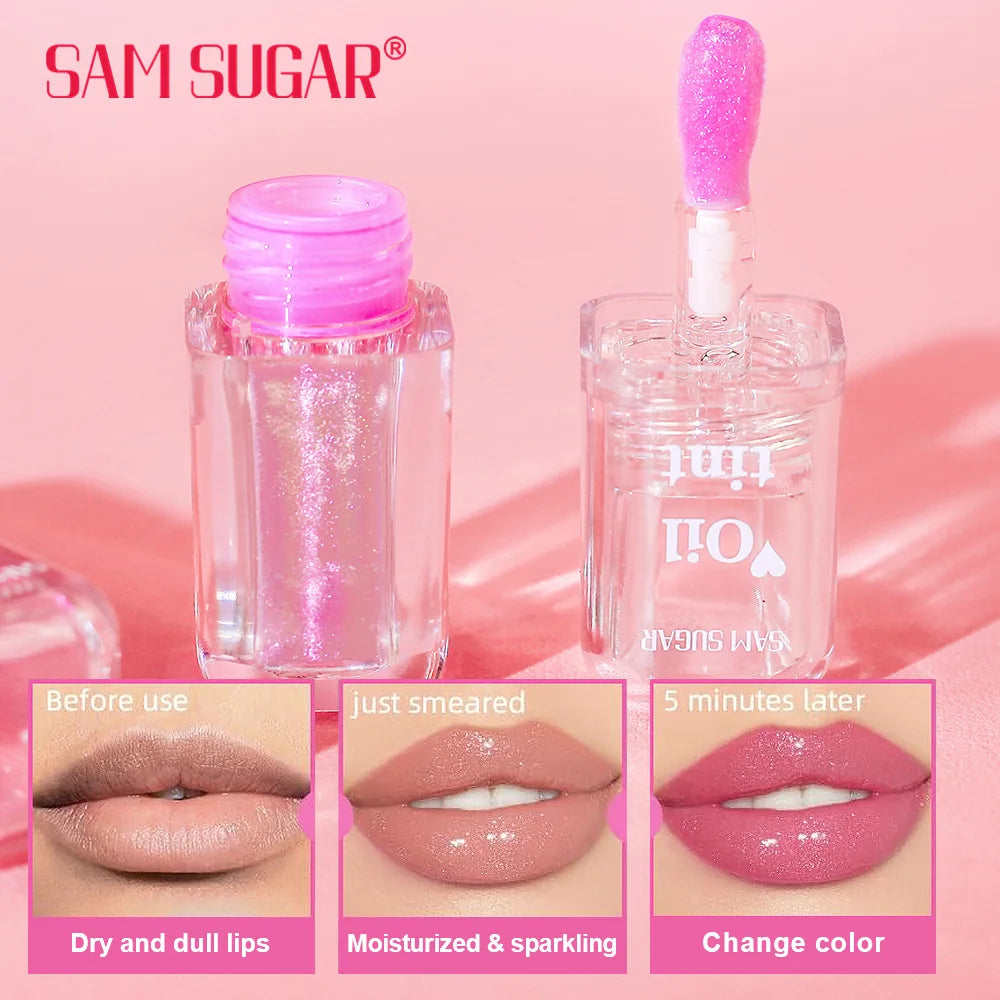 JUICY & GLOSSY LIP STAIN WITH MOISTURIZING OIL CARE CHANGE COLOUR WITH TEMPERATURE