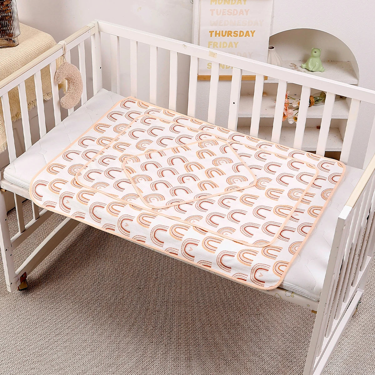 Elinfant S/M/L Size Portable Diaper Changing Mat,Waterproof Foldable Baby Changing Pad,Bedding, Mattress, Replacement cover
