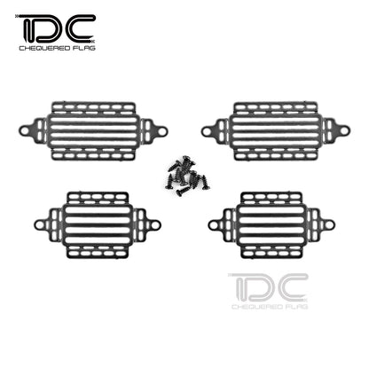 for WPL D12 Truck 3D Metal Lamp Cover Headlight Front & Rear Light Guard 1/10 RC Trailer Remote Control Car Spare Part Upgrade