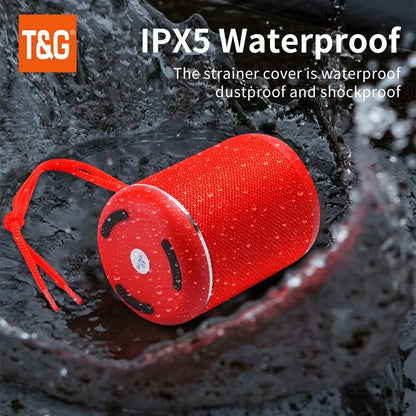 Bluetooth Speaker TG517 Portable Mini Wireless Soundbar for Outdoor Indoor Loudspeaker Support TF Card FM Radio IPX5 Waterproof