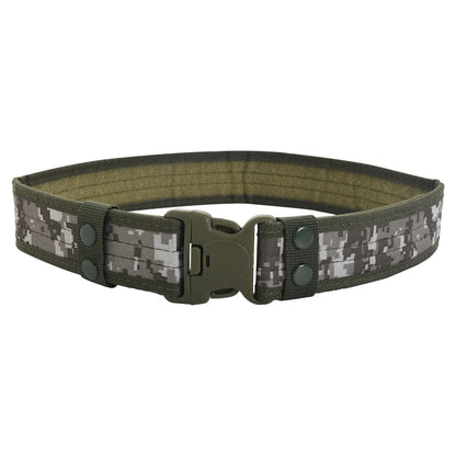 Men's Belt Outdoor Camouflage Tactical Belt Oxford Cloth Belt Mountaineering Belt Nylon Wide Waist Belt Work Belt Neutral Belts