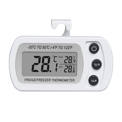 Electronic Digital Refrigerator Thermometer LCD Screen Fridge Freezer Temperature With High & Low -20°C To 50°C Anti-humidity