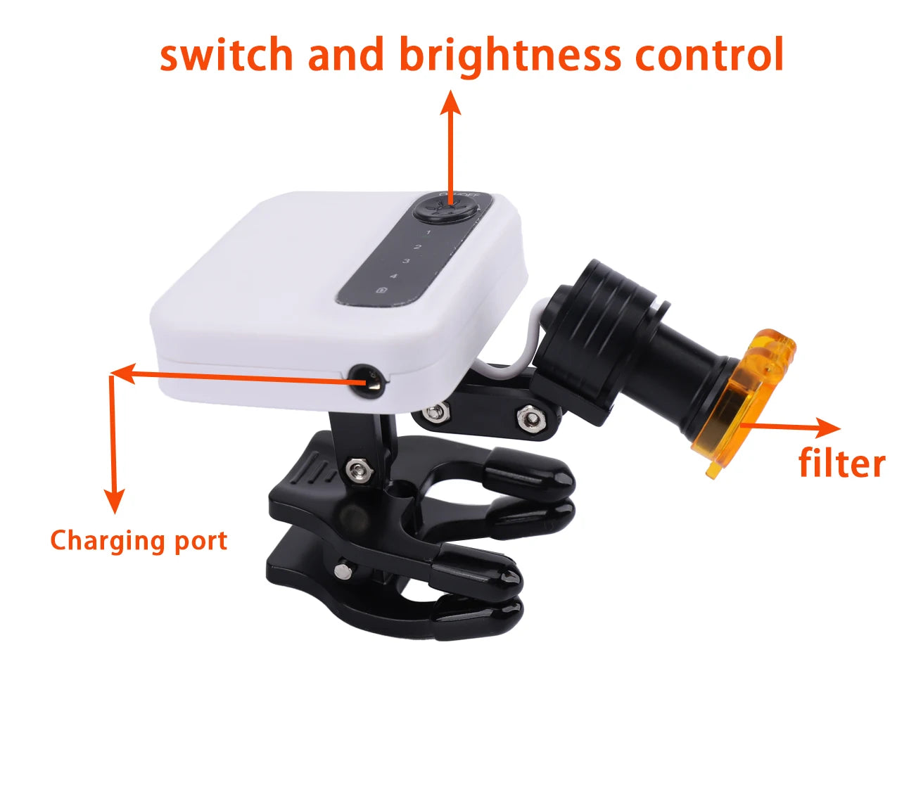 Dental Headlight 5W Wireless LED Lamp  Dentistry Dental Lab Dentist Tools