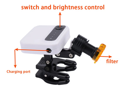 Dental Headlight 5W Wireless LED Lamp  Dentistry Dental Lab Dentist Tools