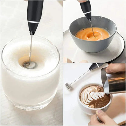 Portable Electric Milk Frothers Type C Handheld Blender Mini Coffee Maker Whisk Mixer Cappuccino Cream Egg Beater Food Blender