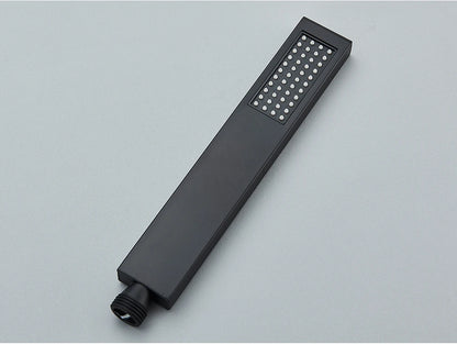 Uythner Handshower Head Brass Shower Head Square Handheld Head Replace Head Faucet Accessory Brass Material
