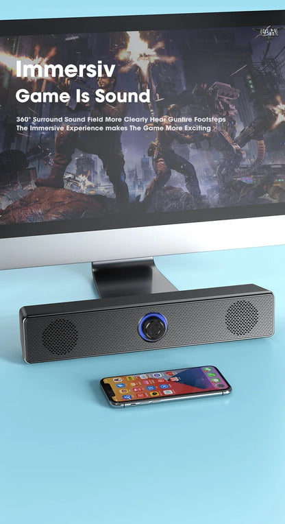 Home theater, Bluetooth speakers, USB powered wired and wireless audio panels, TV, PC, laptop, 3D audio gaming system