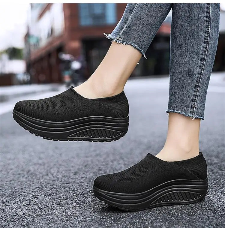 2024 Sneakers Shoes Women Footwear Platform Sneakers Trainers Shoes Ladies Loafers Chunky Sneakers Slip On Mujer Shoes Woman