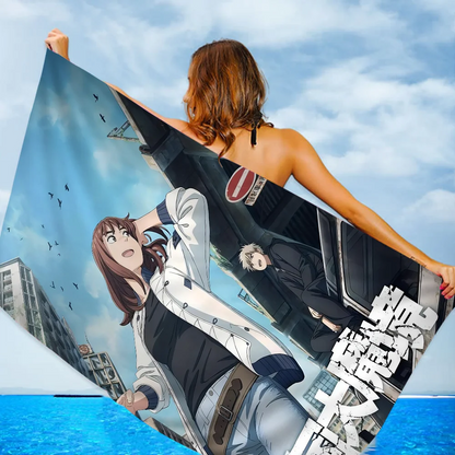 Anime Heavenly Delusion Cartoon Beach Towel Cute Kawaii Room Decor Bath Girls Children Hand Towels For Bathroom Shower