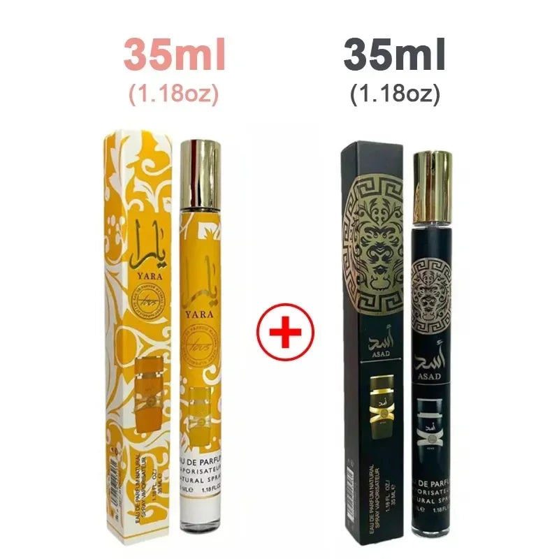 35ml Arabian Perfumes Lasting Fragrance Spray Floral Scent Eau De Parfum Cologne Deodorants High Quality Gifts Small Test Tube